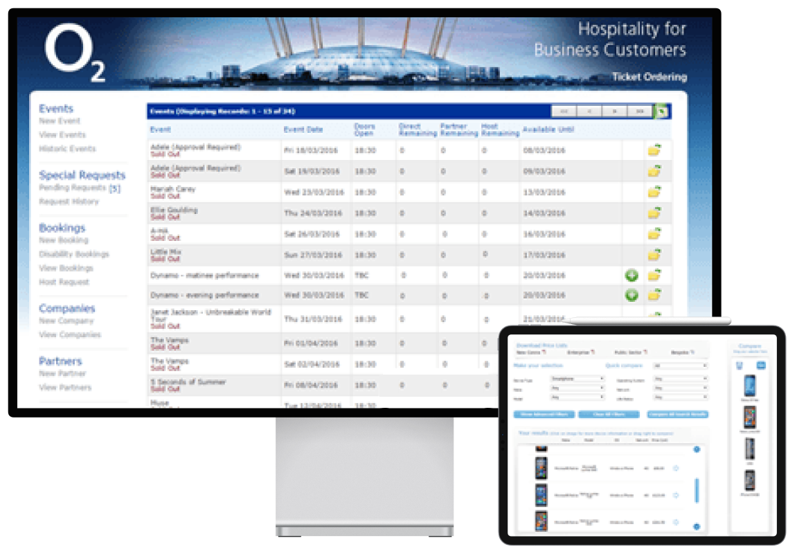 O2 software development project screens O2 software development project screens