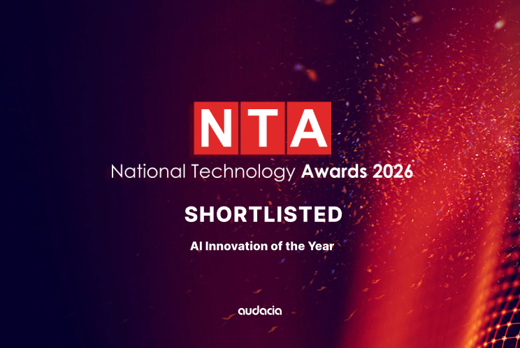 Audacia shortlisted in National Technology Awards 2026