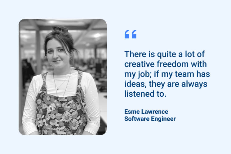 Team Stories: Esme Lawrence, Software Engineer